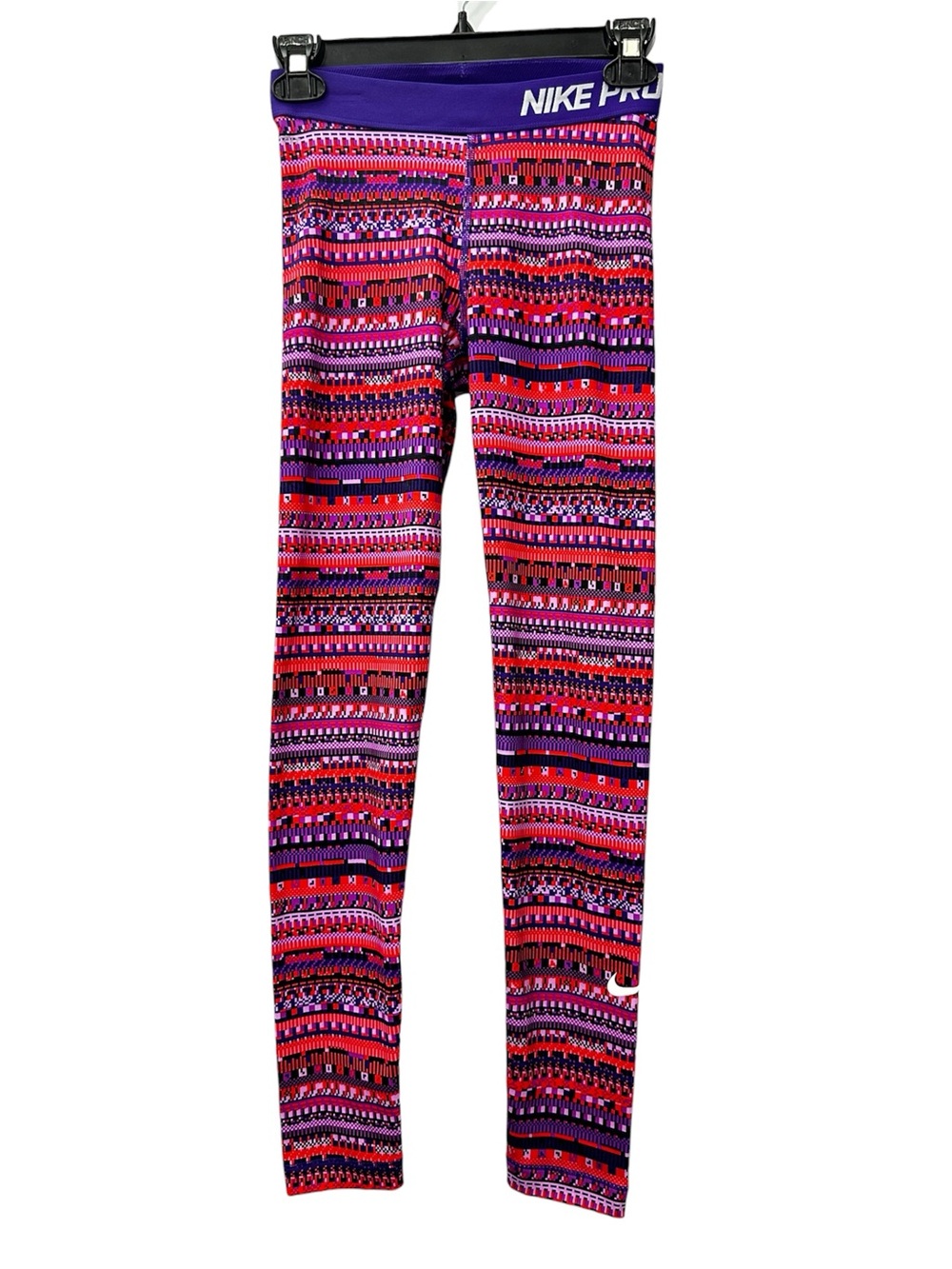 Nike Pro Leggings Dri-Fit Patterned Athletic Tights Women’s Size Small